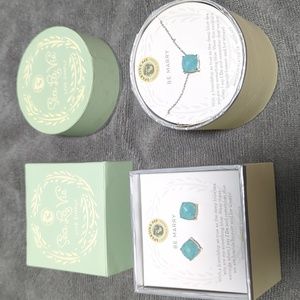 Sea La Vie Be Marry necklace and earrings